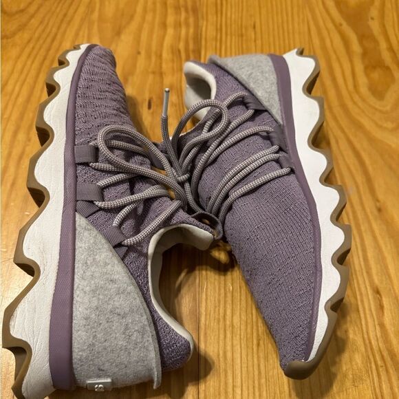 Sorel Kinetic Lace Purple Gray Knit Fabric Women's Sneakers size 9 NL3227-553 - Picture 10 of 12
